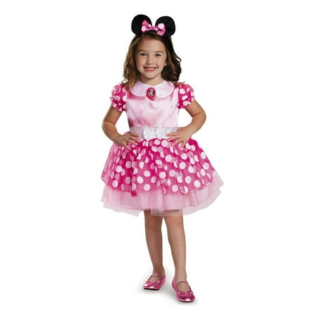 Minnie Mouse Pink Minnie Mouse Toddler Costume (Best Minnie Mouse Costume)