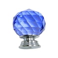 thumbnail image 1 of Toystoory Manija de cristal de Color, cajón esférico de diamante de un solo orificio, armario, manija de muebles para el hogar, accesorios de Hardware Conjuntos de muebles de dormitorio Azul 40 mm Toystoory JJ12822-10B, 1 of 5