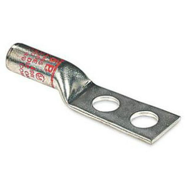 Thomas & Betts 54484, Compression Cable Lug, Cu Tp 2Hl Lug Longbrl 500