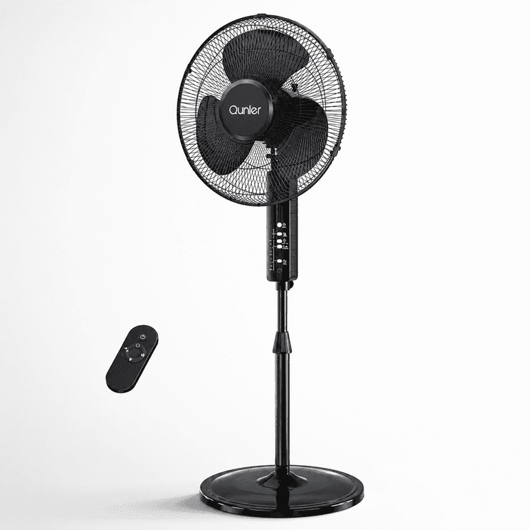 Qunler 16-Inch Pedestal Fan with Remote, 10-Hour Timer photo 1