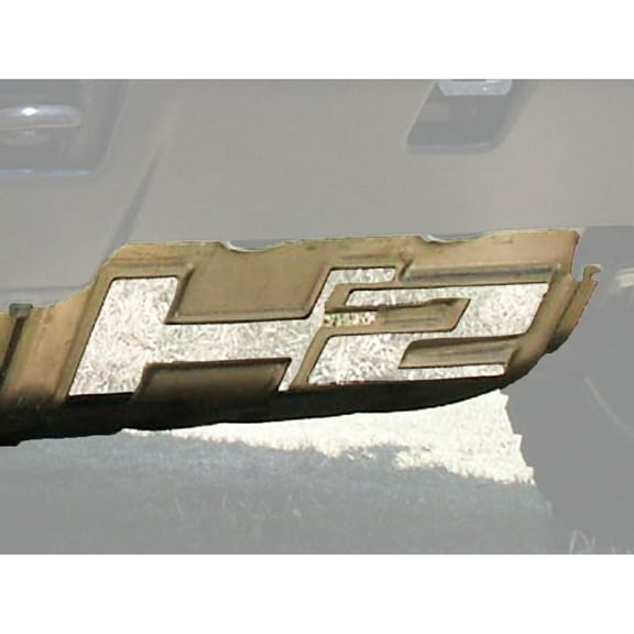 QAA HV43011 2 Piece Stainless Steel Brush Plate Trim for Hummer H2