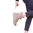 thumbnail image 3 of Botas Martin cálidas con forro polar y suela gruesa de estilo retro para mujer, cómodas, suaves y casuales, hasta el tobillo, mixtas, 3 of 6