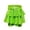 Green, variant on Girls Sequin Tutu Skirt Shorts Ruffle High Waisted Puffy Dance Shorts Summer Sparkly Stylish Cute Short Pants