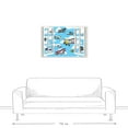 thumbnail image 3 of Creative Products Colorful Planes Window 24x36 Canvas Wall Art, 3 of 4