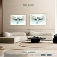 thumbnail image 4 of Elephant Stock Golden Night Hummingbird Wall Art - Horizontal Canvas Wall Art - Living Room Wall Decor - Animal Canvas - Gray And Turquoise Decor By Ashvin Harrison - 48" x 32", 4 of 8