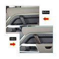 thumbnail image 5 of Piezas de pegatinas embellecedoras Shaofei para manija de puerta interior de coche Land 110 2020-2023 grano de madera, 5 of 5