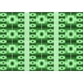 thumbnail image 1 of Ahgly Company Machine Washable Indoor Rectangle Transitional Green Area Rugs, 3' x 5', 1 of 7