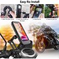 thumbnail image 5 of Bike Phone Mount, Waterproof Motorcycle Phone Mount, 360 Rotatable Bike Phone Holder for iPhone 13/12/11/pro Max/pro/Mini/se/xs/xr, All 4.7"-6.7" Cell, 5 of 5