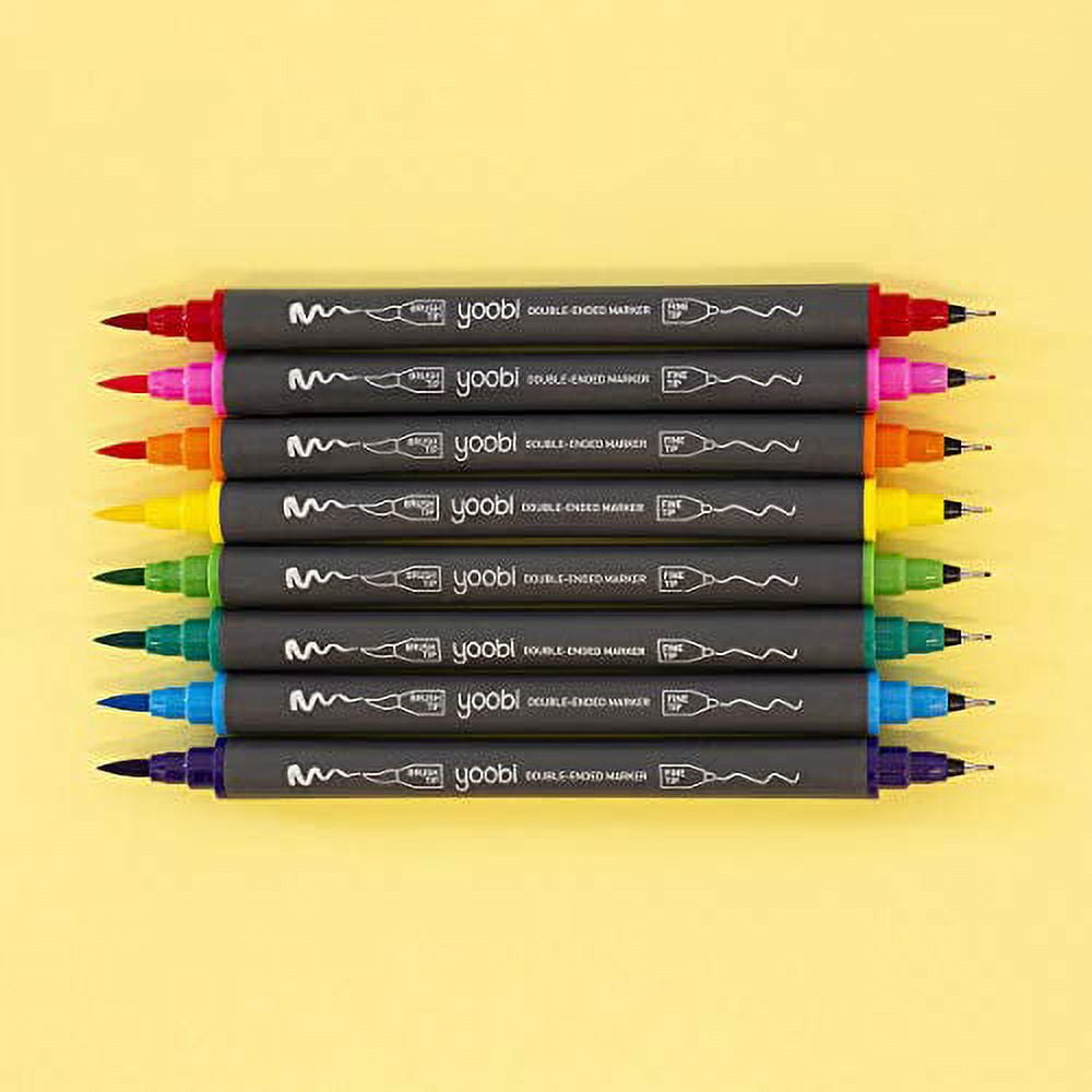 Bundle of New Yoobi Brand Mini Gel Pens and Metallic Brush Markers for Sale  in Roseville, CA - OfferUp