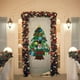 thumbnail image 3 of Árbol de Navidad de fieltro para hacer tú mismo, árbol de Navidad de fieltro para hacer tú mismo con 30 adornos navideños para la parte superior del árbol y cadena de luces para colgar en, 3 of 8