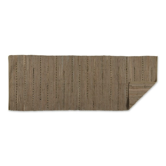 DII Chindi Home Collection Handwoven Multicolor Area Rag Rug, Runner, 2' 3" x6', Stone