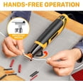thumbnail image 6 of ini Heat Gun Dual Temperature 500 ° F/842 ° F, Portable Hot Air Gun Tool with Nozzle for Heat Shrink Tubing, 3D Printing, Crafts, Shrink Wrap, Vinyl, Embossing and DIY Repairs, 6 of 8