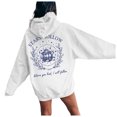thumbnail image 4 of WILLBEST Sudadera con Capucha para Mujer, Ligera, Estilo Pullover, con Estampado Otoñal E Invernal X-Grande, 4 of 5