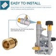 thumbnail image 4 of LEEYNEER Trousse d'Oembout d'Eau de Remplacement pour Simpson Cleaning 7110264 Compatible avec Raccord d'Oembout de Pompe de Laveuse à Pression à Came Axiale, 4 of 6