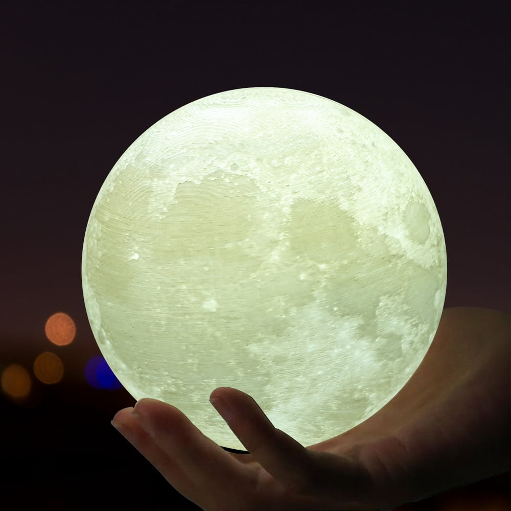 3D Moon Lamp USB LED Night Light,Magical Moonlight Table Desk Lamp