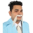 thumbnail image 4 of HPO Men's Synthetic Hair Long String Black Mustache Cosplay Facial Hair Multiple Color Options, 4 of 6