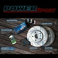 thumbnail image 6 of Power Sport Front Rear Brakes and Rotors Kit |Front Rear Brake Pads| Brake Rotors and Pads|Ceramic Brake Pads and Rotors|Hardware Kit BLCC.61096.42, 6 of 6