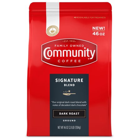 Community Coffee Ground Dark Roast  Signature Blend (46 oz.)