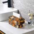 thumbnail image 2 of POLERO Waterproof Tissue Box Cover, Thanksgiving Gnomes Modern PU Leather Rectangular Car Tissue Holder - Decorative Organizer for Bathroom Vanity Countertop, Night Stands, Office Desk & Car, 2 of 7