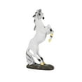 thumbnail image 2 of Liulin Horse Figurines, Resin Standing Horse Statue, Horse Sculpture for Home Office Table Shelf Desk Decor, Attract Luck and Wealth, 13.2", White, 2 of 8