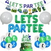 Golf Party Decorations, Lets Partee Balloon Banner Foil Balloon Golf Theme Balloons Cake Topper Golf Foil balloon for Boy Men Birthday Retirement Party Golf Sports Club Decorations