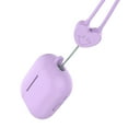 thumbnail image 6 of Ebizware Airpods Pro 2nd Generation Case Cover for Women Girls, Cute Silicone Case for Apple Airpods Pro 2nd Generation Charging Case 2022 with Keychain and Hand Strap - Lavender, 6 of 9