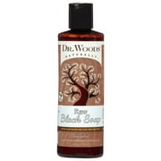 Dr. Woods - Liquid Raw Black Soap with Fair Trade Shea Butter Unscented - 8 fl. oz.