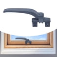 thumbnail image 3 of Manijas de ventana universales manija de bloqueo abatible, reemplazo de manija de derecha/izquierda, de ventana para puerta de Gris Izquierdo Pequeño Sunnimix Manija de bloqueo del marco, 3 of 8
