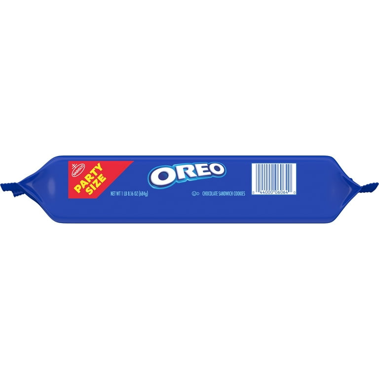Oreo Chocolate Sandwich Cookies, Party Size, 24.16 oz