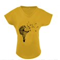 thumbnail image 3 of Pompotops Mode Femmes Print Manches Courtes en Vrac Col Rond T-shirt Top Chemisier, 3 of 6