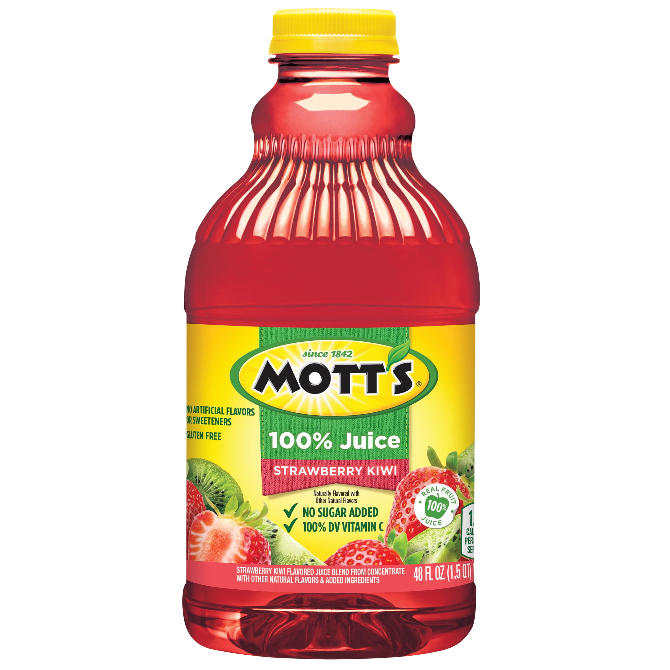 Mott's 100% Strawberry Kiwi Juice, 48 fl oz, Bottle