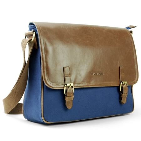 - Lavievert Padded Messenger Bag Cross Shoulder Bag for 13