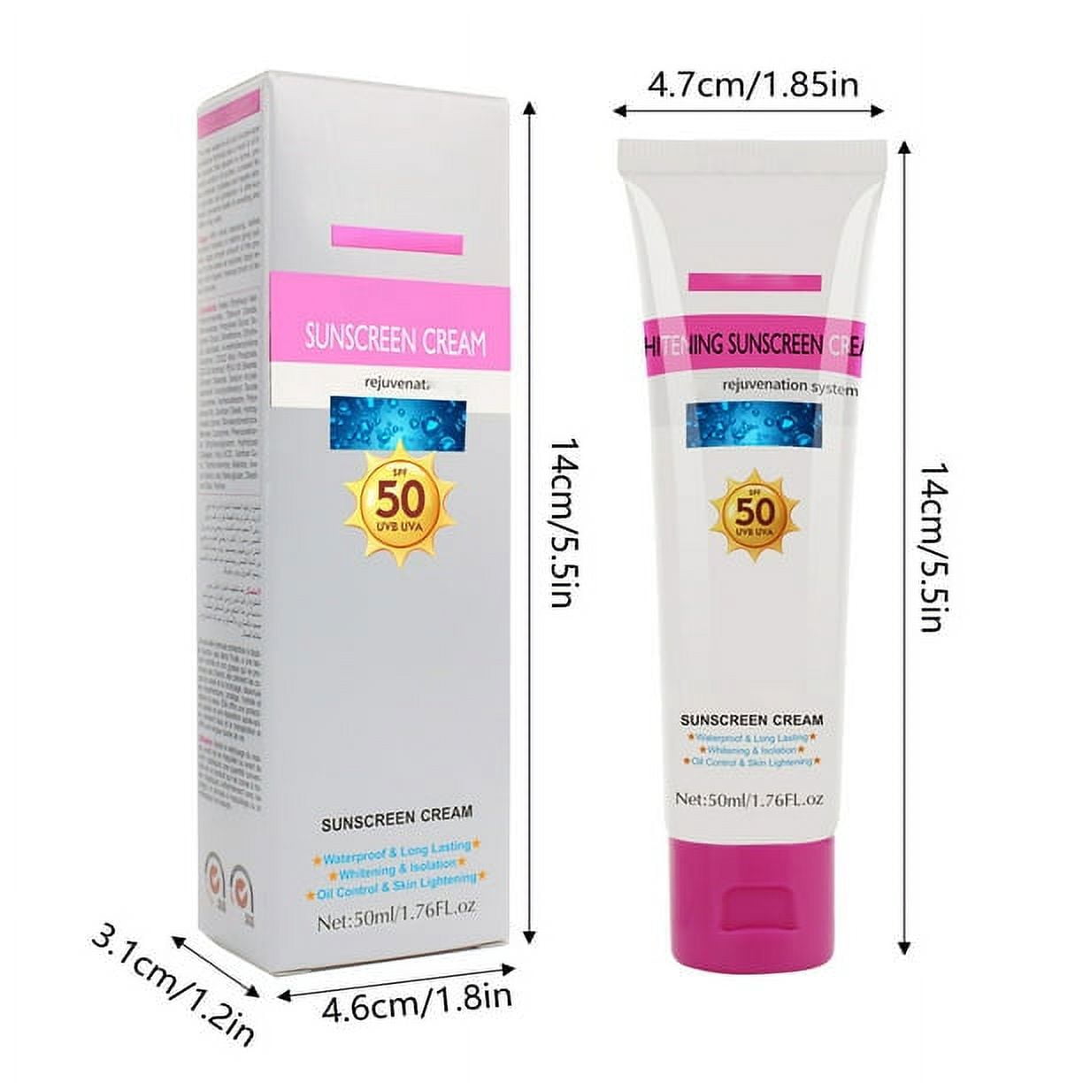 Guanjing Kojic acid whitening sunscreen cream