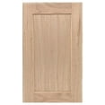 thumbnail image 2 of 14.75W x 23H Unfinished Oak Kitchen Cabinet Door Replacement, Shaker Style, 2 of 8