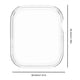 thumbnail image 4 of Funda TPU Protectora Parachoques Suave para Huawei Watch Fit 3 (transparente) Blanco, 4 of 5