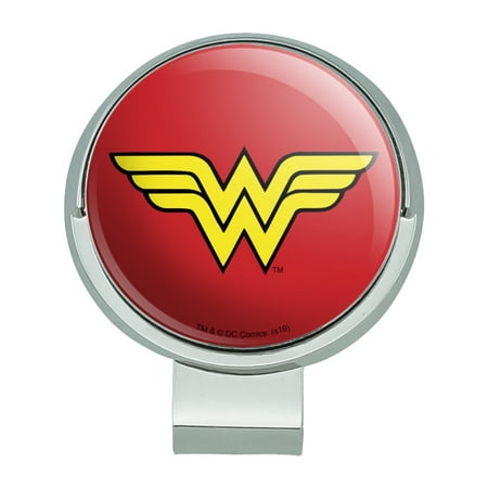 Wonder Woman Classic Logo Golf Hat Clip With Magnetic Ball