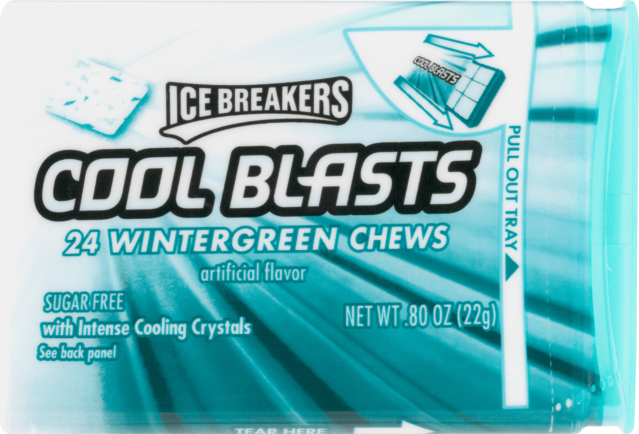 Ice Breakers Cool Blasts Sugar Free Mints in Wintergreen