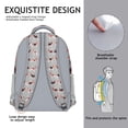 thumbnail image 5 of Playful Puppy Design Backpack - Durable & Stylish School Bag with Waterproof Exterior & Breathable Mesh, 5 of 5