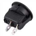 thumbnail image 6 of 50Pcs SPST Black Button On/Off Round Rocker Switch AC 6A/250V 10A/125V, 6 of 8