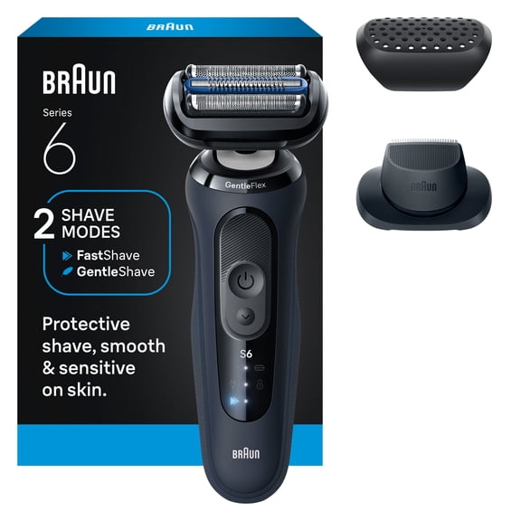 Braun Electric Razor for Men Series 6, Electric Shaver, Precision Trimmer, S6 6120s