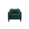 thumbnail image 4 of Serena Lawson Accent Arm Chair Expresso Legs Evergreen, 4 of 11