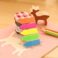 thumbnail image 4 of Fesfesfes Transparent Label Fluorescent Strip Page Markers Self Adhesive Index Tabs Stickers for Study Notes File Classification Organization, 4 of 7