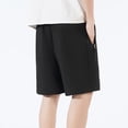 thumbnail image 6 of Liyamei Boys Sports Shorts with Drawstring and Pockets for Summer Casual Size 7-12,Black, 6 of 7