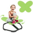 thumbnail image 1 of Qaba Chaise Pivotante pour Enfants en Forme de Papillon, Chaise Sensorielle Tournante, Vert, 1 of 10