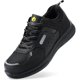 thumbnail image 1 of Zapatos de trabajo FitVille con punta ancha de acero, cuero impermeable, para hombre, 1 of 7