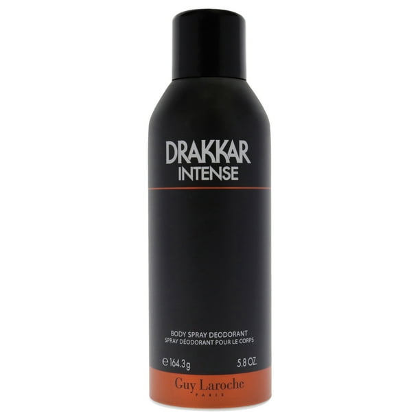 Desodorante en spray Drakkar Intense de Guy Laroche para hombres - Desodorante en spray de 5.8 oz