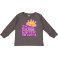 thumbnail image 3 of Inktastic I'm the Big Sister to Twins. Girls Long Sleeve Toddler T-Shirt, 3 of 5