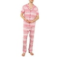 thumbnail image 2 of Faithtur Ensemble Pyjama de Famille Tops+pantalons Imprimés Flocon de Neige Cerf, 2 of 6