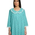 thumbnail image 5 of Moomaya Printed WoMen's Round Neck Nursing Sleepwear Cotton Nightdress, 5 of 6