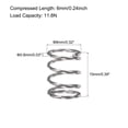thumbnail image 3 of Unique Bargains 8mmx0.8mmx10mm 304 Stainless Steel Compression Spring 11.8N Load Capacity, 30pcs, 3 of 5